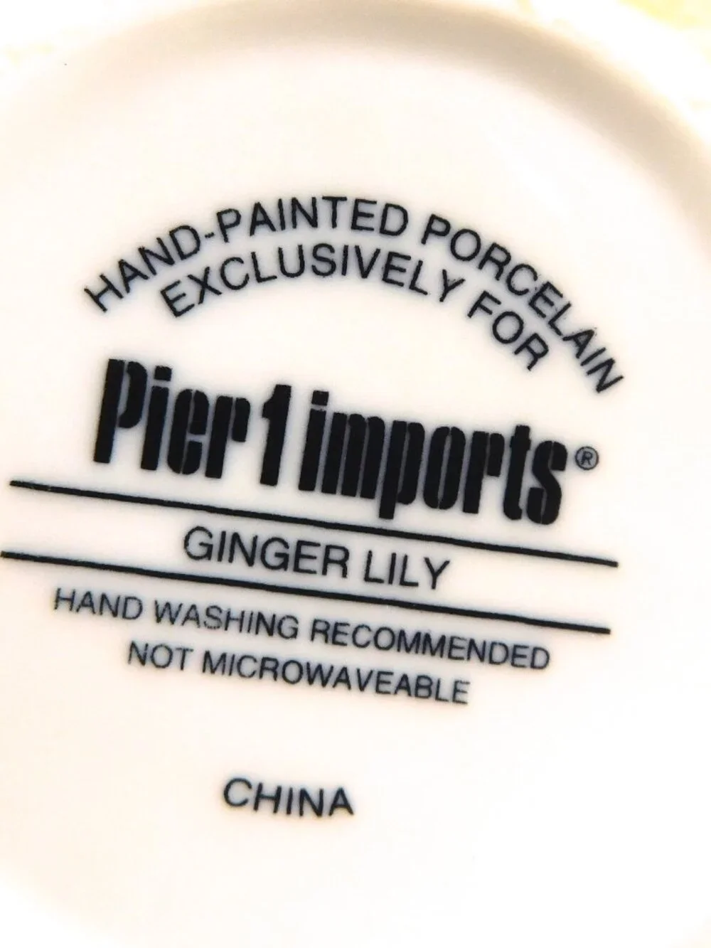 Pier 1 Teapot in Ginger Lily # 27151